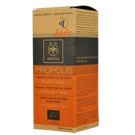 Apivita Propolis Παιδικό Βιολογικό Σιρόπι για το Λαιμό με Μέλι & Θυμάρι 150ml