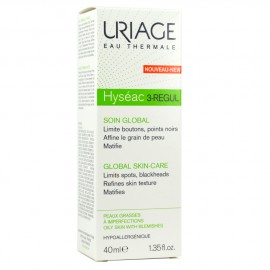 Uriage Hyseac 3-Regul, Κρέμα με 3 Δράσεις στην Πολυμορφική Ακμή, 40ml