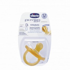 CHICCO PHYSIO SOFT Orthodontic Πιπίλα Καουτσούκ 12m+ 1τμχ.