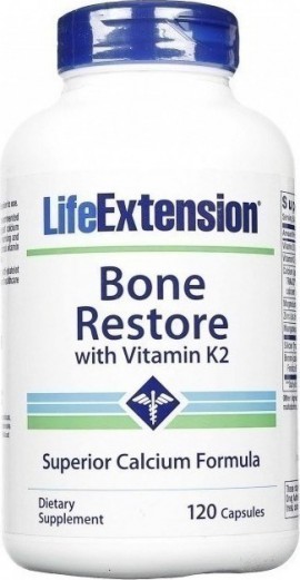 Life Extension BONE RESTORE with vitamin K2 120caps