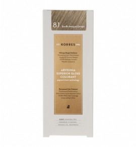KORRES Abyssinia Superior Gloss Colorant 8.1 Ξανθό Ανοιχτό Σαντρέ 50ml