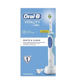 Oral-B Vitality White & Clean Ηλεκτρική Επαναφορτιζόμενη Οδοντόβουρτσα 1τμχ