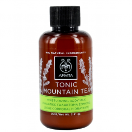 Apivita Mini Γαλάκτωμα Tonic Mountain Tea για Ενυδάτωση Σώματος 75ml