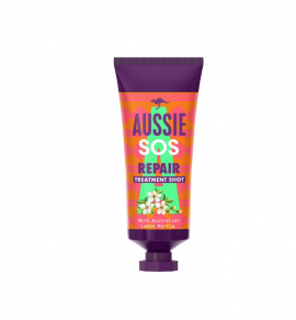 Aussie SOS Repair Treatment Shot With Australian Lemon Myrtle Αμπούλα Βαθιάς Περιποίησης & Αναδόμησης Μαλλιών 25ml