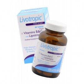 HEALTH AID LIPOTROPICS WITH B & C PROLONGED RELEASE TABLETS 60S