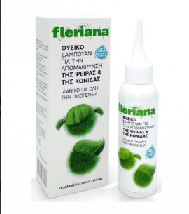 Power Health Fleriana Φυσικό Σαμπουάν για την Απομάκρυνση της Ψείρας & της Κόνιδας Ιδανικό για Όλη την Οικογένεια + Χτενάκι 100ml