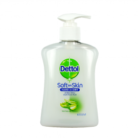 Dettol Soft on Skin Hard on Dirt Liquid Αντιβακτηριδιακό Υγρό Κρεμοσάπουνο με Aloe Vera and Vitamin E 250ml