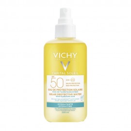 Vichy Capital Soleil Protective Water Hydrating SPF50 Αντηλιακό Νερό Υψηλής Προστασίας με Υαλουρονικό Οξύ 200ml