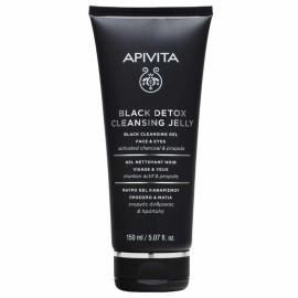 Apivita Black Detox Cleansing Jelly for Face & Eyes 150ml
