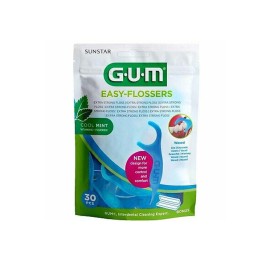 GUM 890 EASY FLOSSERS Dental Floss in Forks, Mint Flavored (BAG OF 30 PIECES)