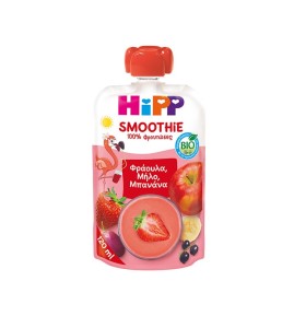Hipp Bio Smoothie με Φράουλα Μήλο & Μπανάνα 120ml