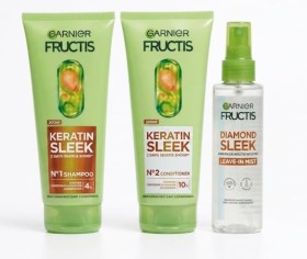 Garnier Fructis Set Keratin Sleek Σαμπουάν Λείανση &hellip;