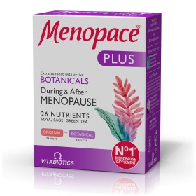 Vitabiotics Menopace Plus 28Tabs/28Tabs Για τα έντ …