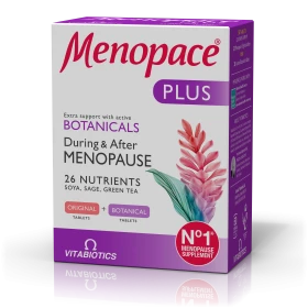 Vitabiotics Menopace Plus 28Tabs/28Tabs Για τα έντ …
