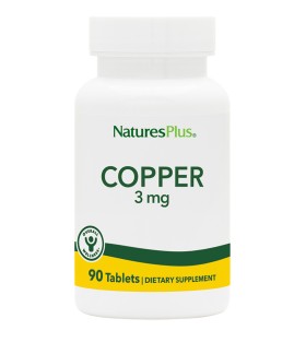 Nature's Plus Copper  3 mg 90 tabs