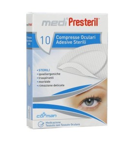 Presteril Οφθαλμικά Επιθέματα 6.5x9.5cm 10τμχ