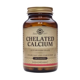 SOLGAR CHELATED CALCIUM 167MG 100TAB