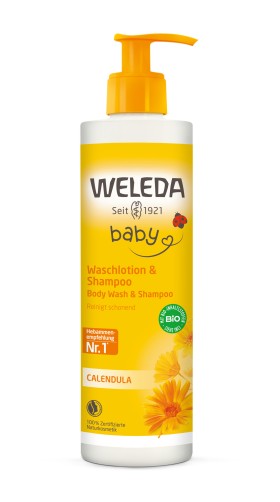 Weleda Baby Σαμπουάν & Αφρόλουτρο Καλέντουλας 400m …