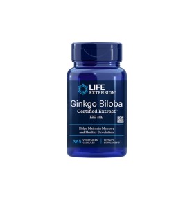 LIFE EXTENSION GINKGO BILOBA CERT. EXTRACT 120MG 3 …