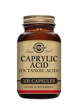 Solgar Caprylic Acid (Octanoic Acid) 100 veg. caps