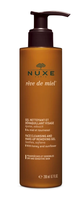 Nuxe Reve De Miel Gel Nettoyant-Demaquillant 200ML