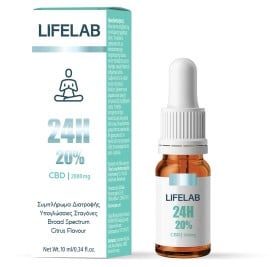 Lifelab CBD 24H 20% Συμπλήρωμα Διατροφής 10ml