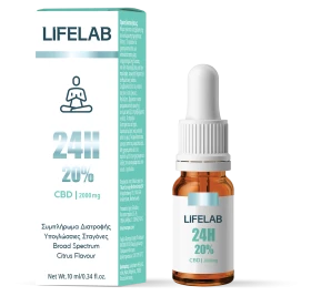 Lifelab CBD 24H 20% Συμπλήρωμα Διατροφής 10ml