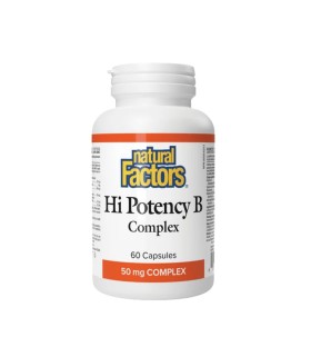 Natural Factors Hi Potency B Complex 50mg 60 capsu &hellip;