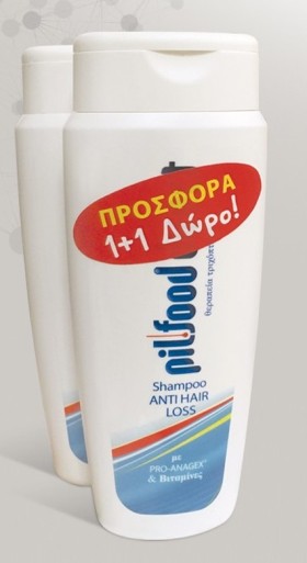 Pilfood Direct Shampoo Anti Hair Loss 200ml 1+1 Δώ …