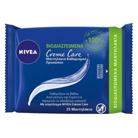 NIVEA Creme Care Μαντηλάκια Καθαρισμού 25 τεμ