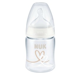 Nuk First Choice+ Baby Bottle With Silicone Nipple M White ...