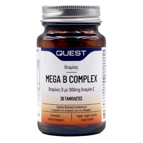 Quest Mega B Complex plus 1000mg vitamin C 30Tabs
