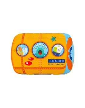 Curaprox Kids Travel Set για 6-12 Ετών Πορτοκαλί μ …