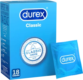 Durex Classic Προφυλακτικά 18τμχ