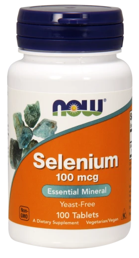 Now Foods Selenium 100mcg 100tabs