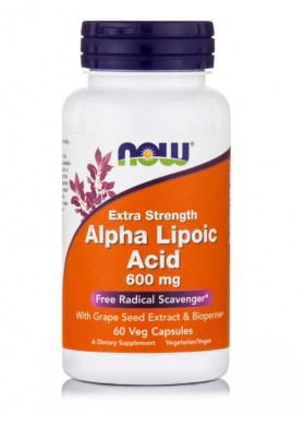 Now Foods Alpha Lipoic Acid 600mg 60 Veget.caps