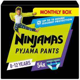 Pampers Ninjamas Boy Pyjama Pants Monthly Pack 8-1 …