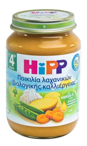 Hipp Γεύμα Ποικιλίας Λαχανικών Βιολογικής Καλλιέργ …