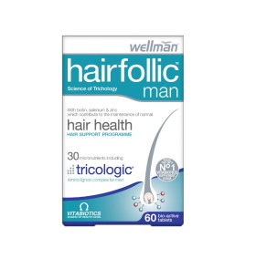 Vitabiotics Wellman Hairfollic (Tricologic) Man 60 …