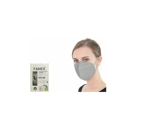 Famex Mask Μάσκες Υψηλής Προστασίας Γκρι FFP2 NR 1 &hellip;