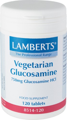 LAMBERTS VEGETERIAN GLUCOSAMINE  750MG 120TABS