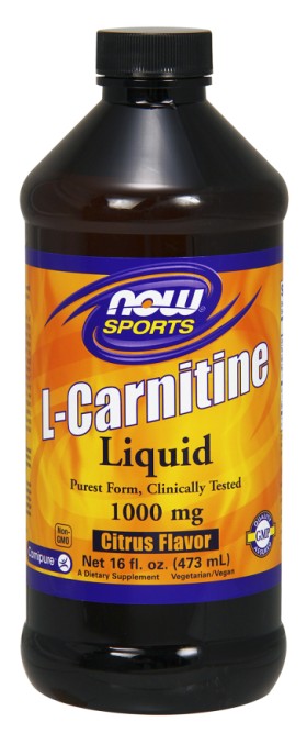 Now Foods L-Carnitine Liquid Citrus Flavor 1000 mg …
