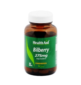 HEALTH AID BILBERRY BERRY EXTRACT TABLETS 30'S