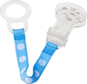Dr. Brown's Pacifier support ribbon Blue 1pc