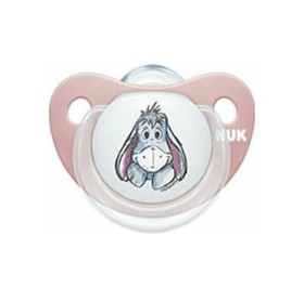 Nuk Disney Winnie Πιπίλα Σιλικόνης με Θήκη Ροζ 0-6 …