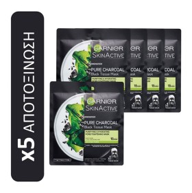 Garnier Set Value Pack Pure Charcoal Detox Tissue …