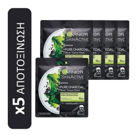 Garnier Set Value Pack Pure Charcoal Detox Tissue …