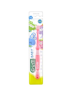 Gum 213 Baby Soft Pink Toothbrush 0-2 Years 1pc