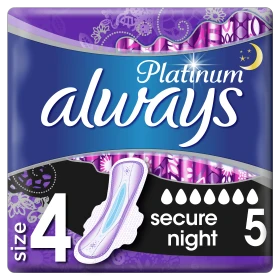 Always Platinum Ultra Secure Night Σερβιέτες Νο4 5 …