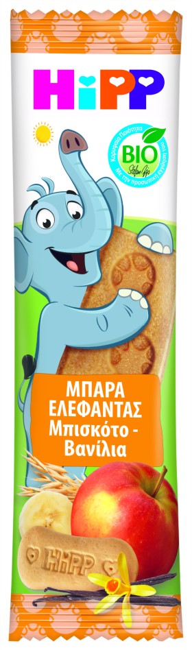 Hipp Μπισκοτόμπαρα με Μήλο & Βανίλια 20gr
